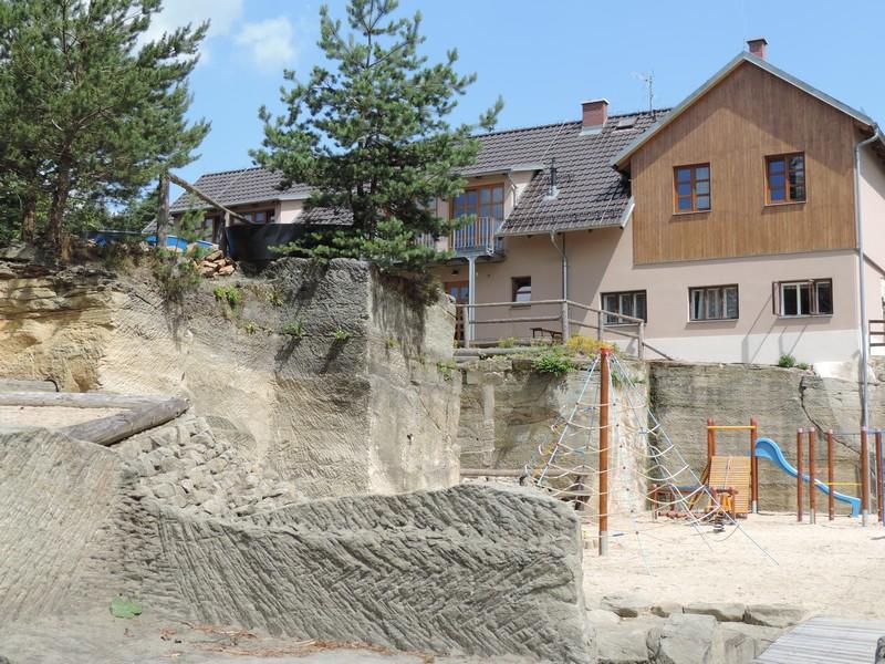 Ubytovaci Hostinec Na Skalach Budislav  Bagian luar foto
